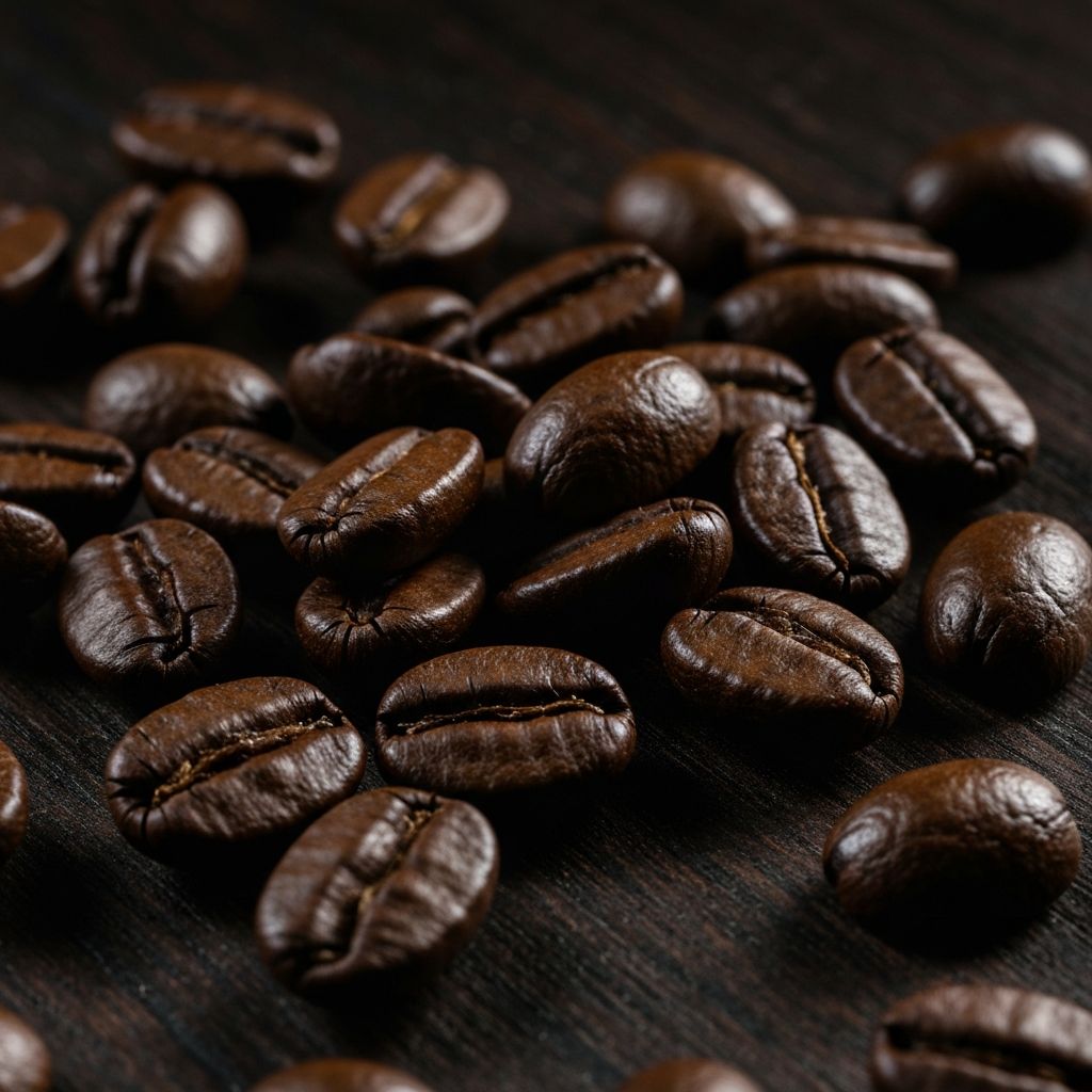 Freshly roasted premium Kenyan coffee beans ready for delivery